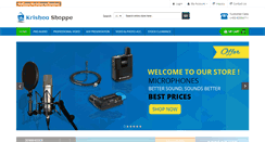 Desktop Screenshot of krishnashoppe.com
